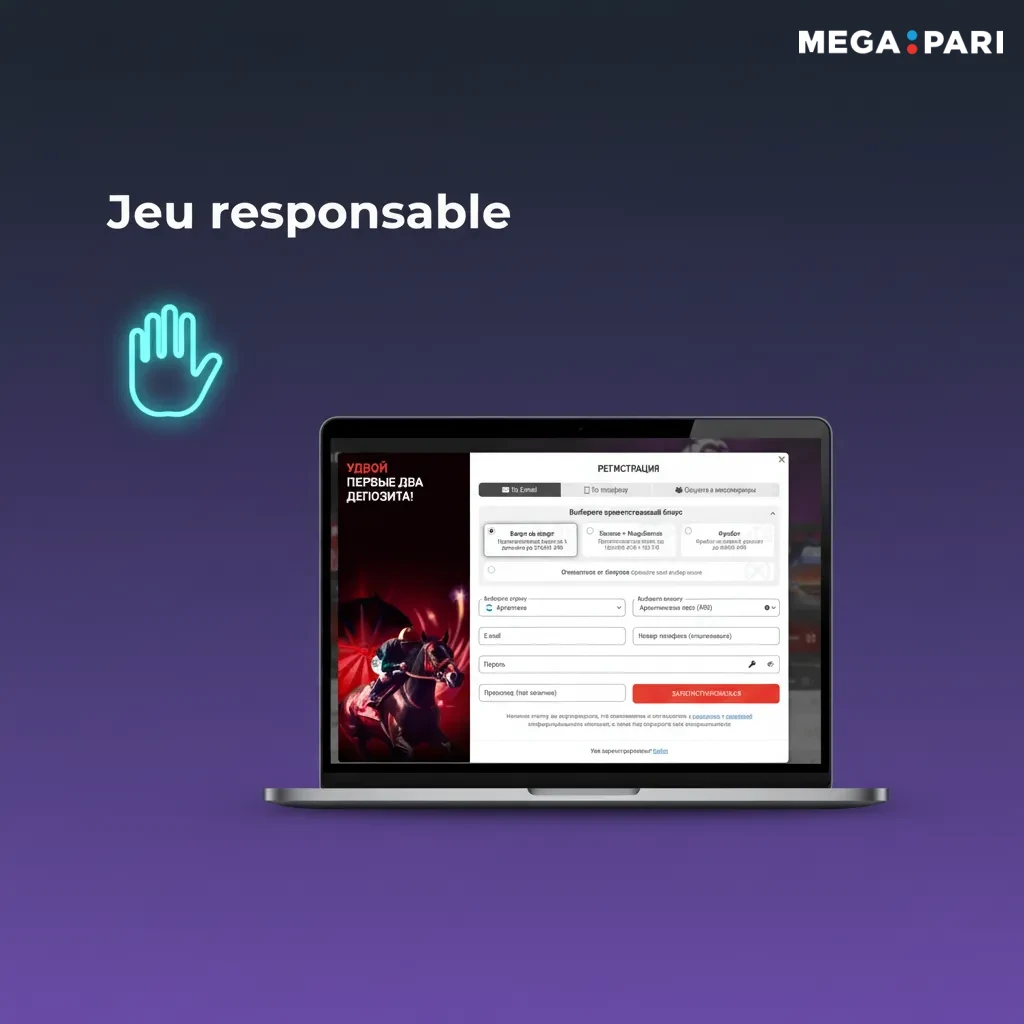 Affiche Jeu responsable: budget, limites et rappels, pauses, ne poursuis pas les pertes, aide et auto‑exclusion.