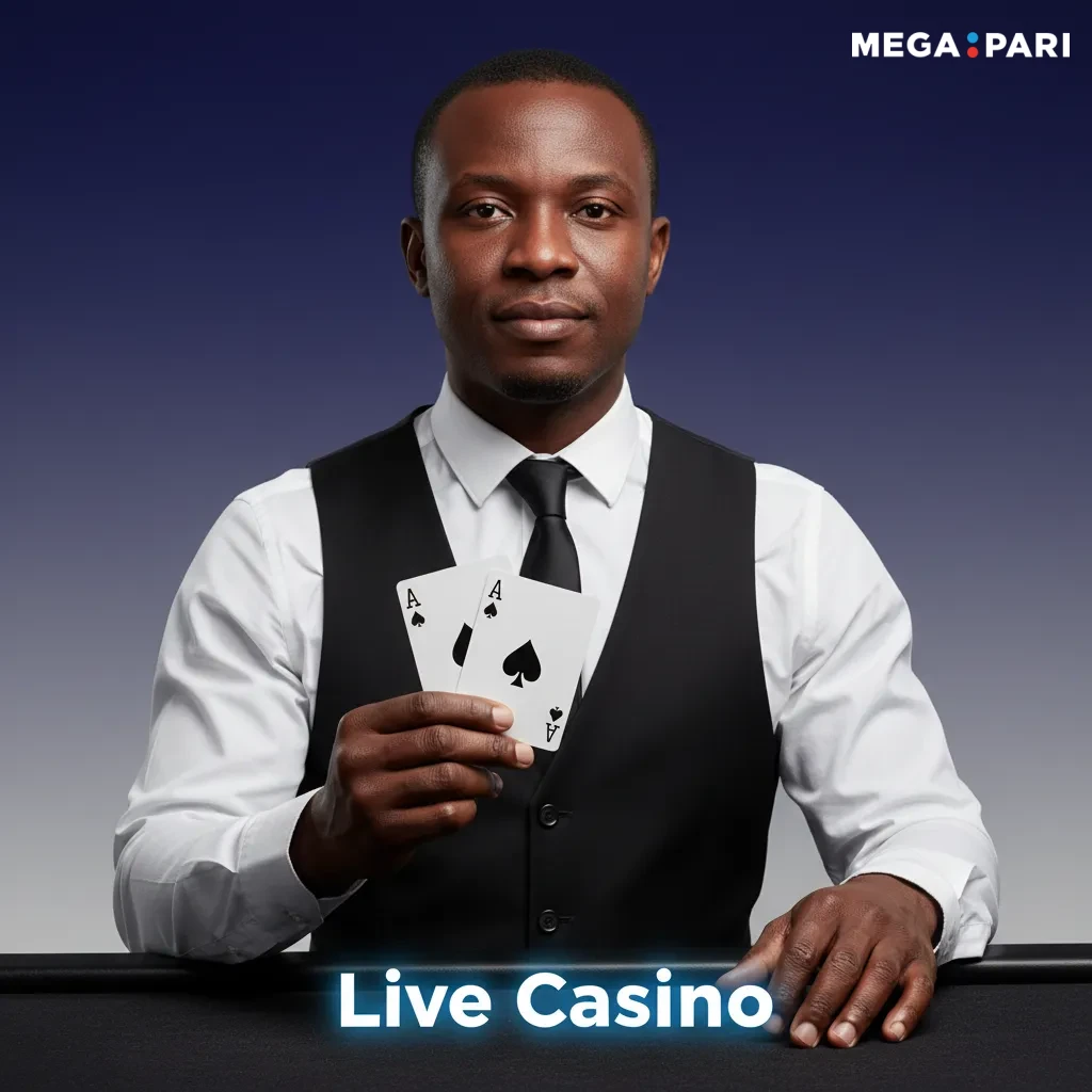 Croupier en direct en studio, tables de roulette, blackjack, baccarat et poker; ambiance immersive proche d’un vrai casino.
