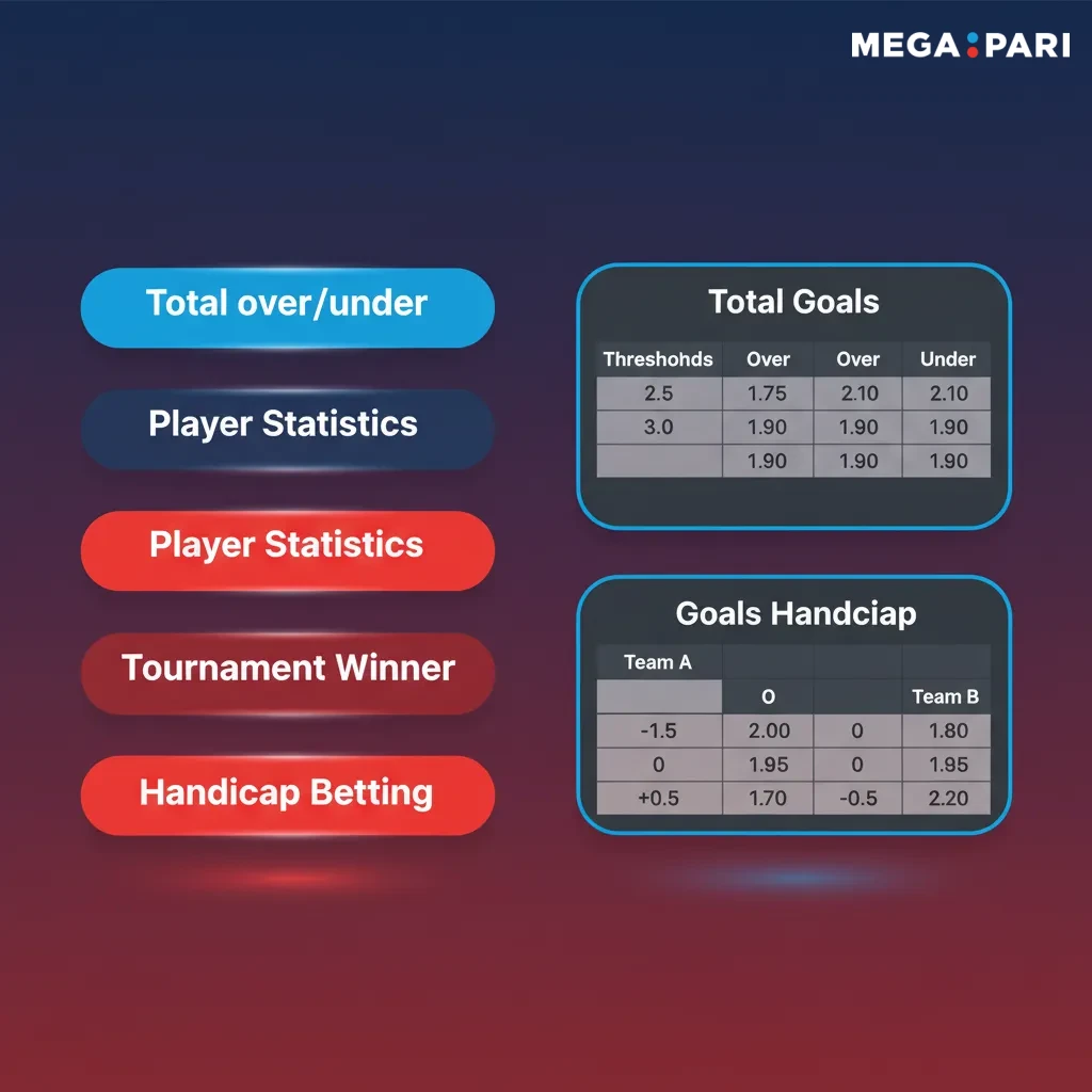 Infographie sur les types de paris: simple, combiné (Express), système; choisis selon objectifs et appétit pour le risque.